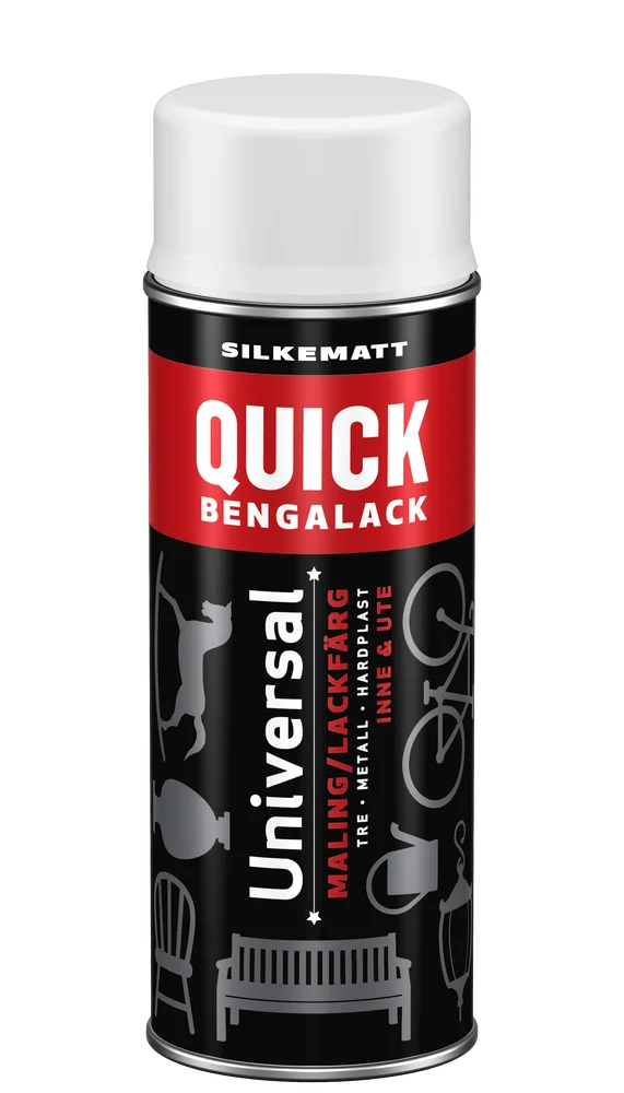 Bengalack spray klassisk hvit silkematt 400 ml v:2726841 Bengalack spray klassisk hvit silkematt 400 ml v:2726841