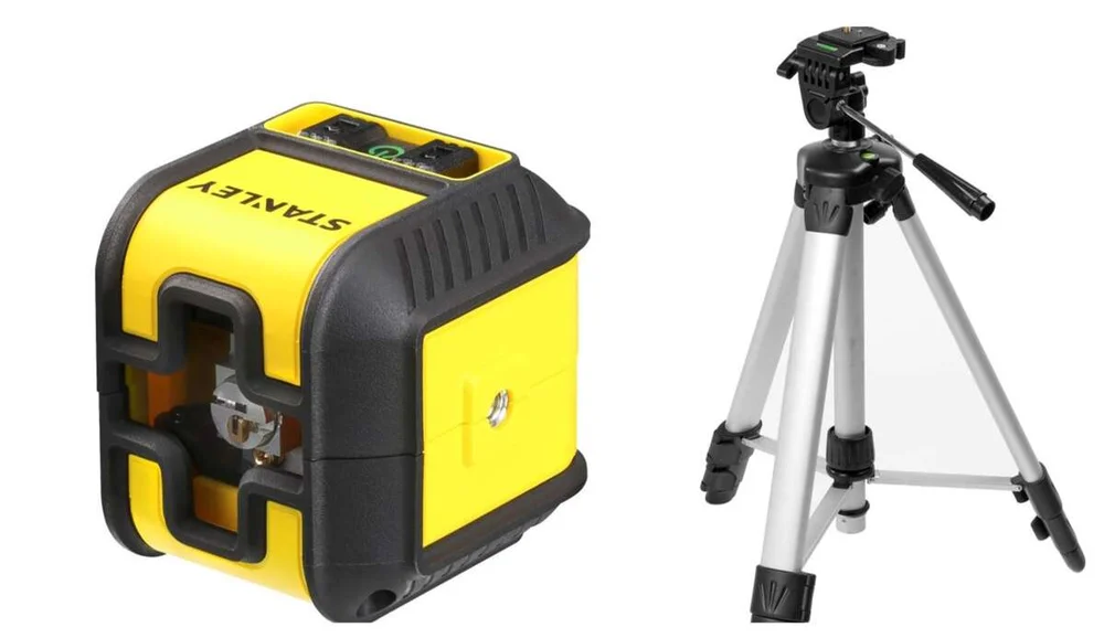 Stanley STHT77649-1 Cubix ™ Grønn krysslaser m/stativ v:2929161