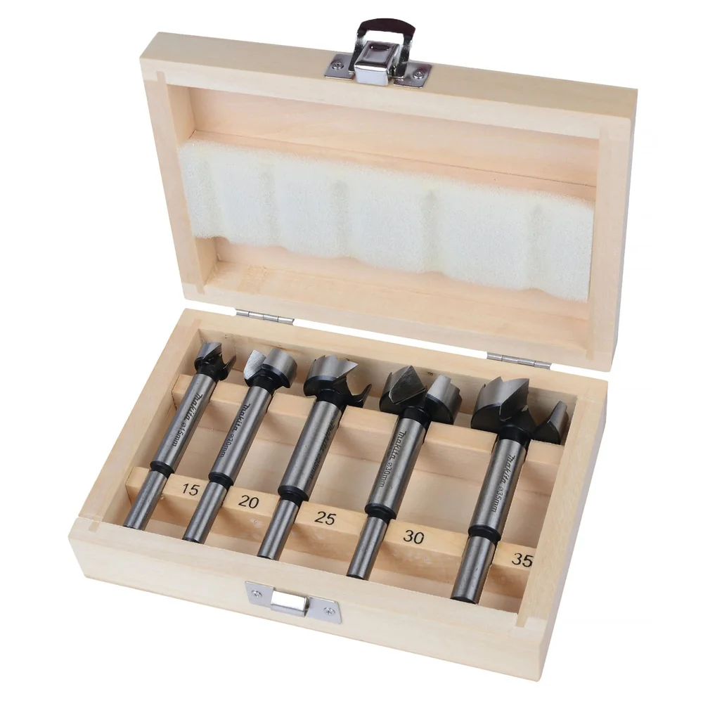 Makita Forstner borsett, 5 deler v:7899423 Makita Forstner borsett, 5 deler v:7899423