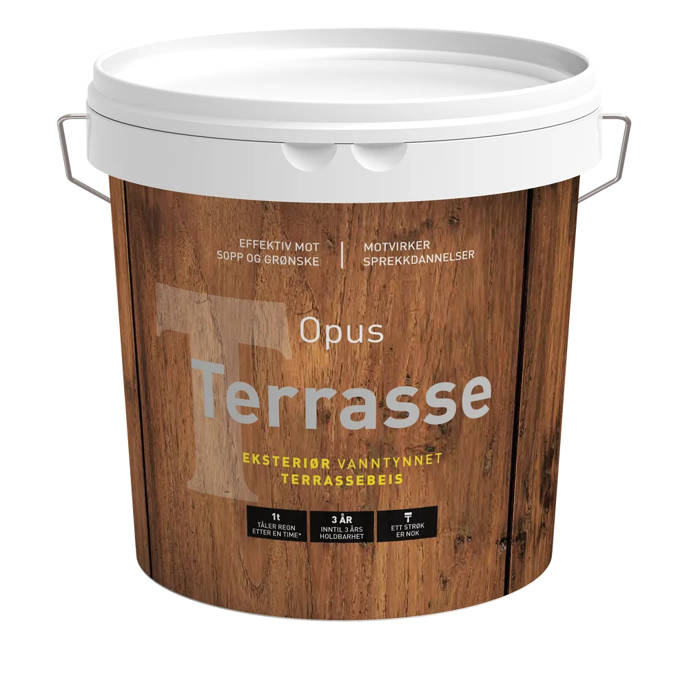 Terrassebeis perlehvit 2,7 liter v:9489017 Terrassebeis perlehvit 2,7 liter v:9489017