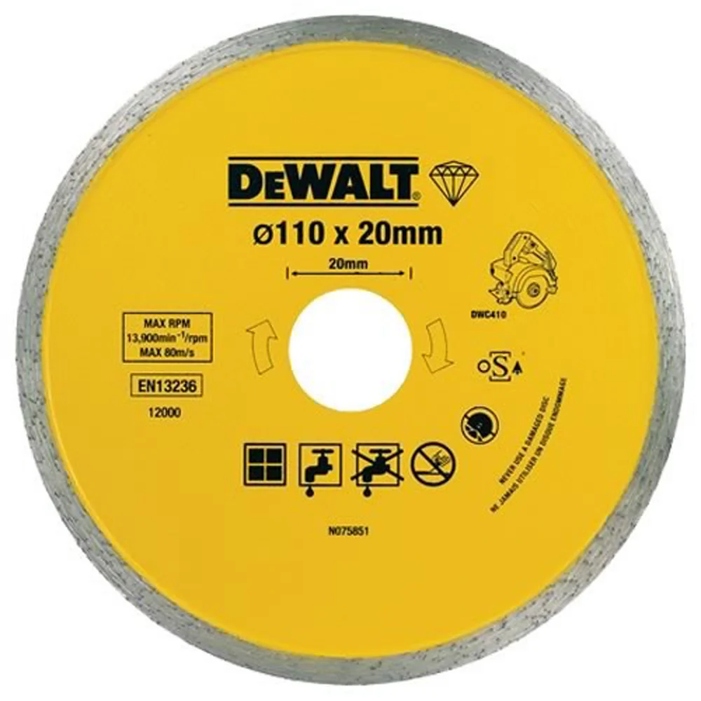 DEWALT KAPPSKIVE FLIS HARD 110MM DT3715 v:6863558