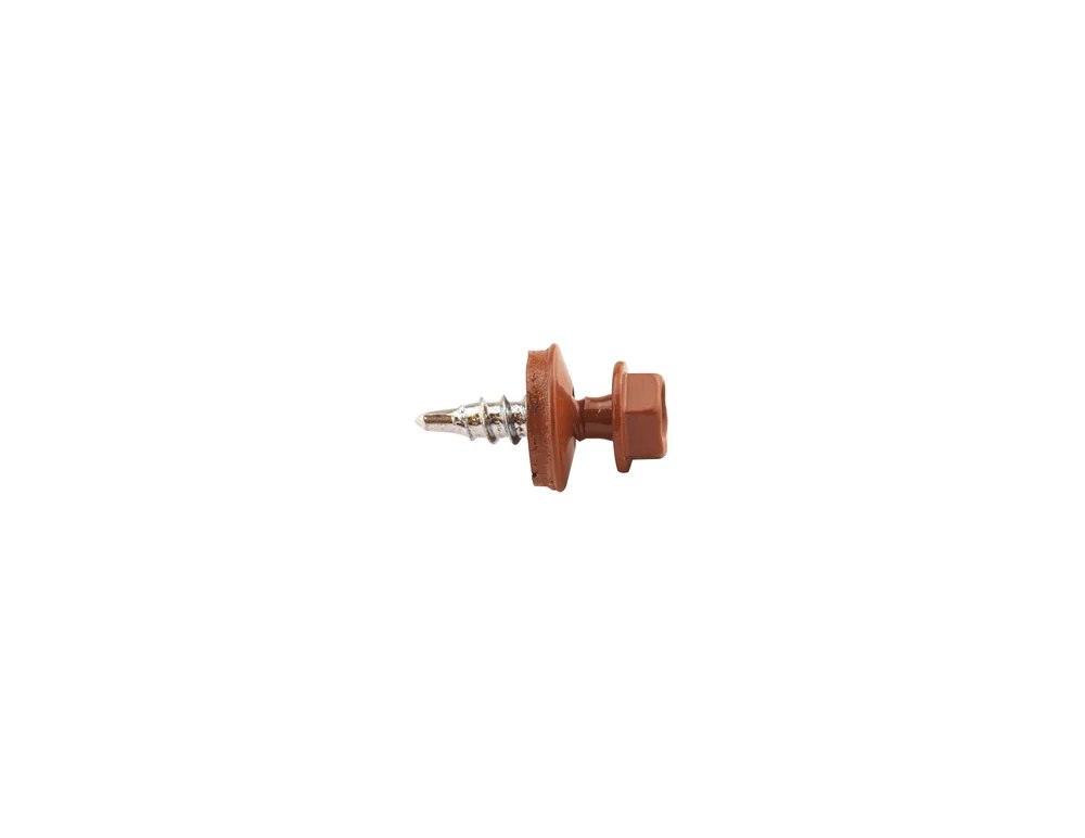 Plateskrue sekskant rød 4,8×20 mm 250 stk v:8459769