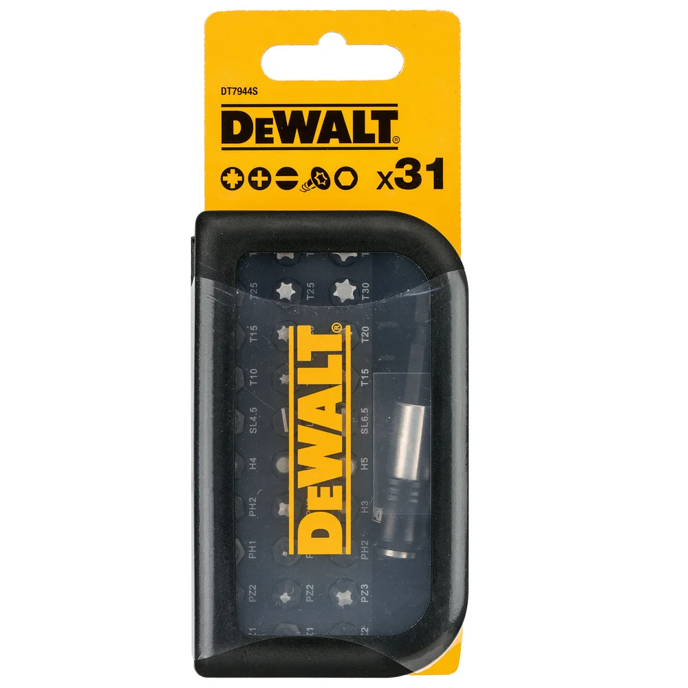 Dewalt Bitsett 31 deler DT7944 bitsholder v:2199300 Dewalt Bitsett 31 deler DT7944 bitsholder v:2199300
