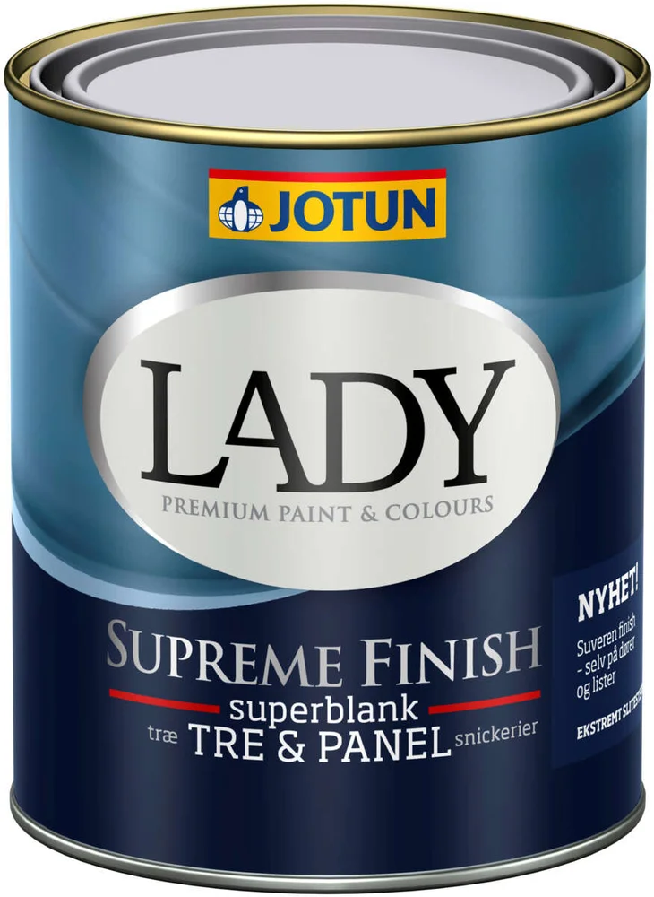 Jotun Lady Supreme Finish 80/helblank interiørmaling v:7393633