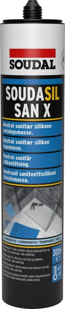 BYGGSILIKON SOUDASIL SAN X v:5478435