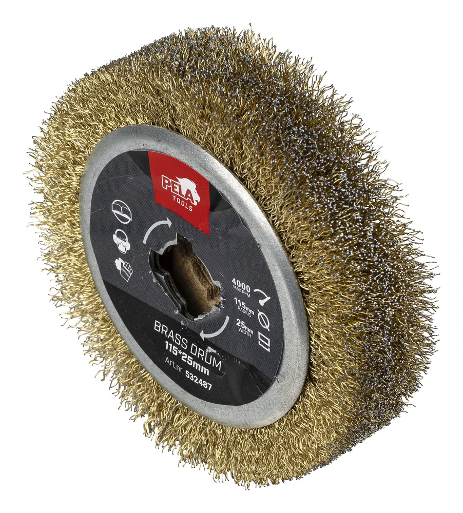 PELA Roterende børste til 509658, 115×25 mm v:2198988