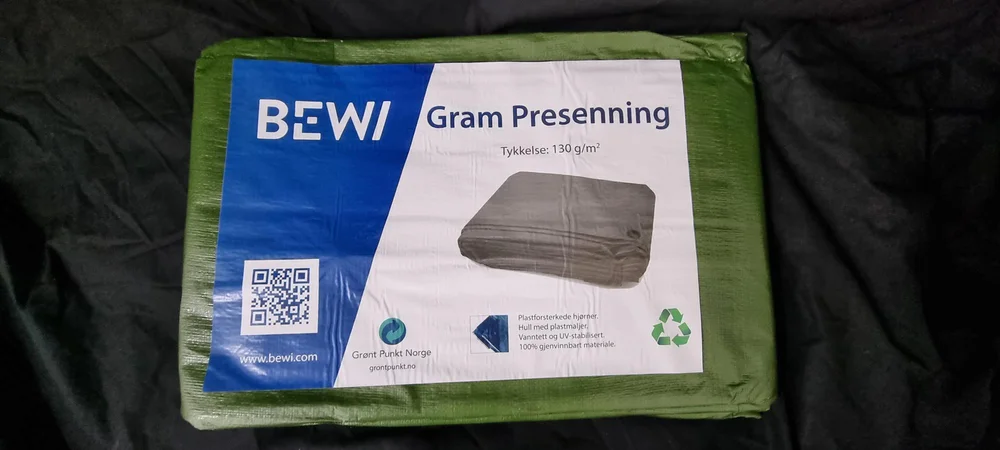 PRESENNING 2X3M 130GRAM PLASTMALJER v:9130739