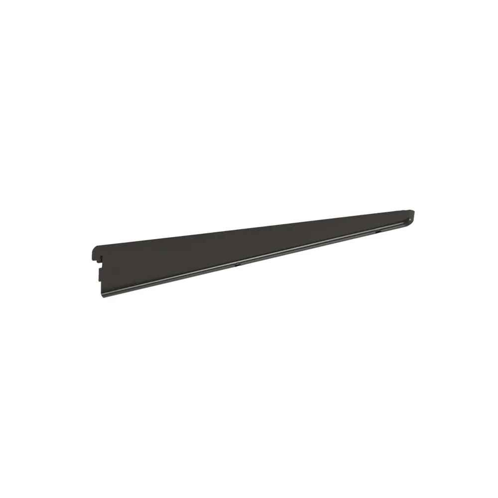Elfa Klikk-inn graphite 370 mm knekt for melaminhylle med spor v:9638215