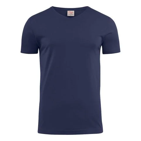 Heavy V-neck Printer T-skjorte 3120966