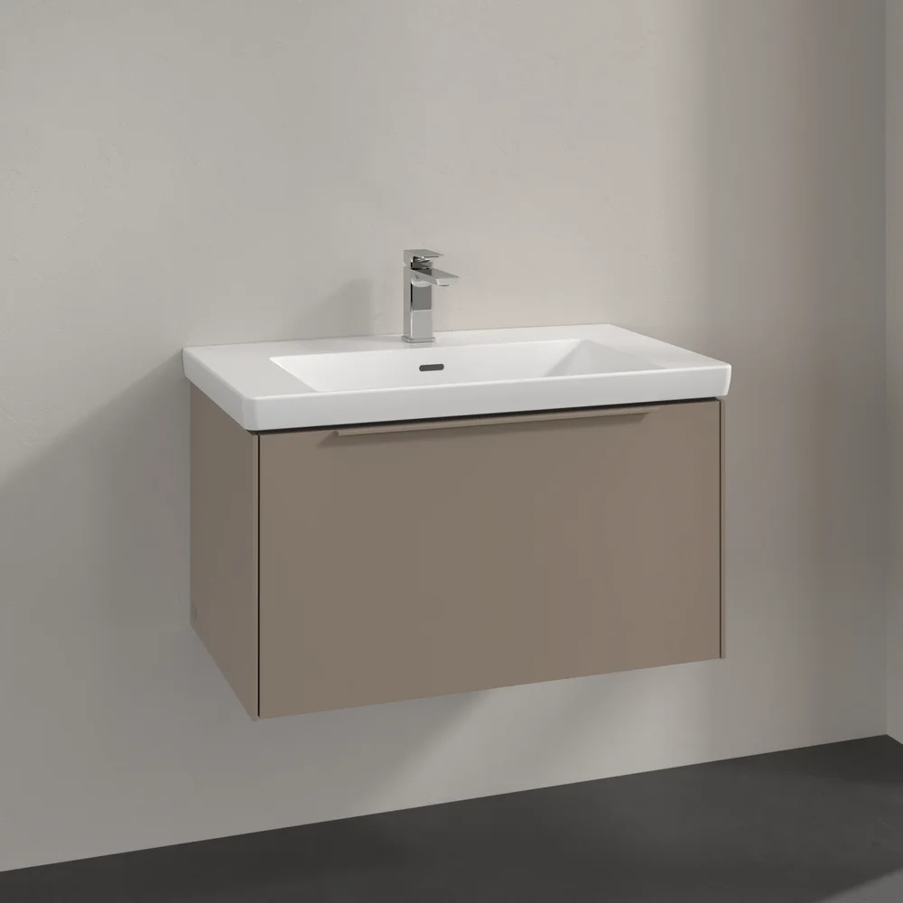 V&B SUBWAY 3.0 SERVANTSKAP 77X42 TAUPE HÅNDTAK I MØBELETS FARGE v:9574126