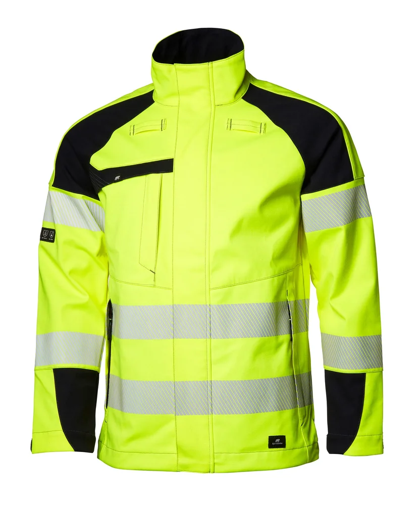BJÖRNKLÄDER SOFTSHELLJAKKE 925-3 PRESSURE FLAMMEHEMMENDE KL3 GUL/MARINBLÅ v:1291540 BJÖRNKLÄDER SOFTSHELLJAKKE 925-3 PRESSURE FLAMMEHEMMENDE KL3 GUL/MARINBLÅ v:1291540