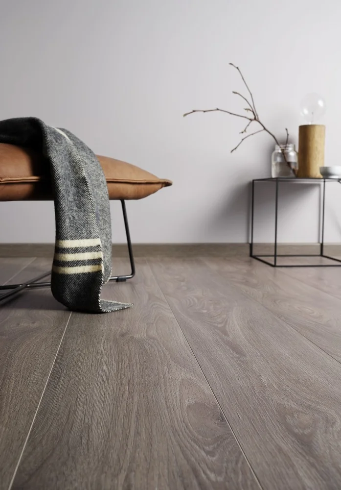 Opus laminatgulv xl 1-stav grå v:8588351