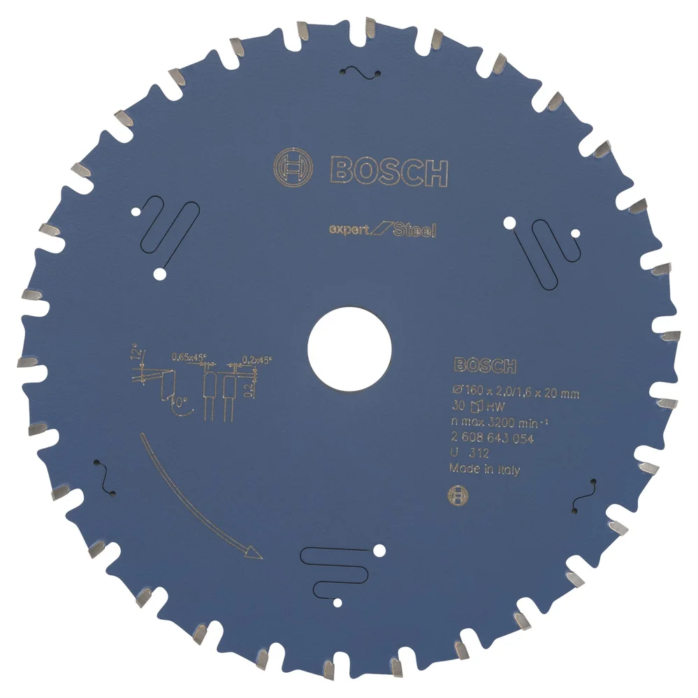 BOSCH SIRKELSAGBL EXP STEEL 160X20MM v:4924297 BOSCH SIRKELSAGBL EXP STEEL 160X20MM v:4924297