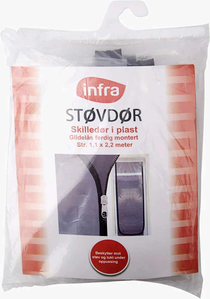 Infra støvdør i plast v:5462000