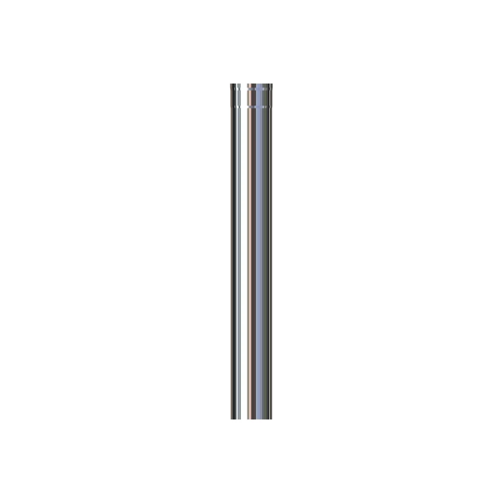 Stålpipe ø150 uisolert 1100mm bp sort lakk v:9060228