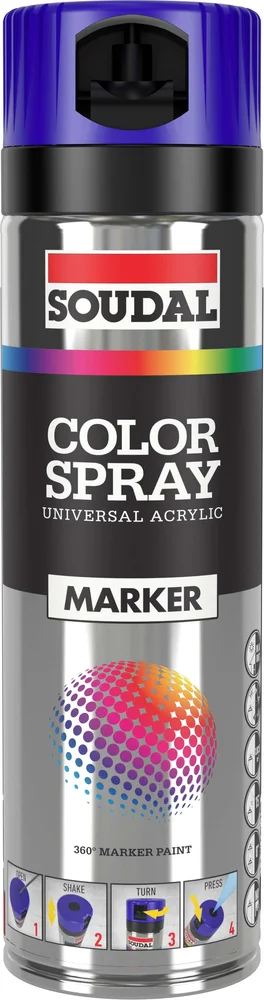Merkespray Fluoriserende Blå 500ml v:8179545