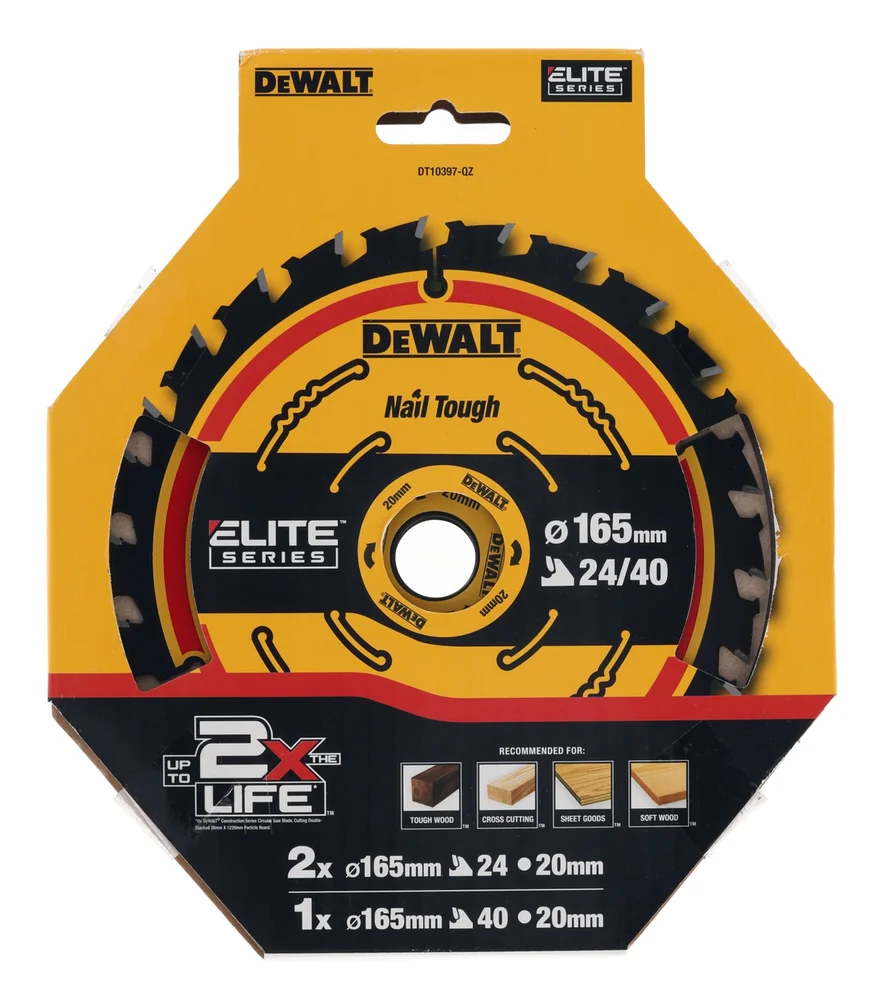 SAGBLAD 2X165X24T&1X165X40T DT10397 v:4043539 SAGBLAD 2X165X24T&1X165X40T DT10397 v:4043539