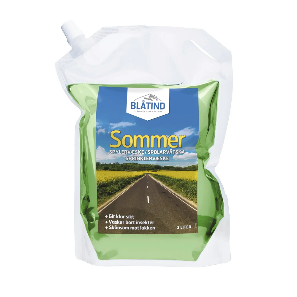 BLÅTIND SPYLERVÆSKE SOMMER -5C POSE 3L v:2230759 BLÅTIND SPYLERVÆSKE SOMMER -5C POSE 3L v:2230759