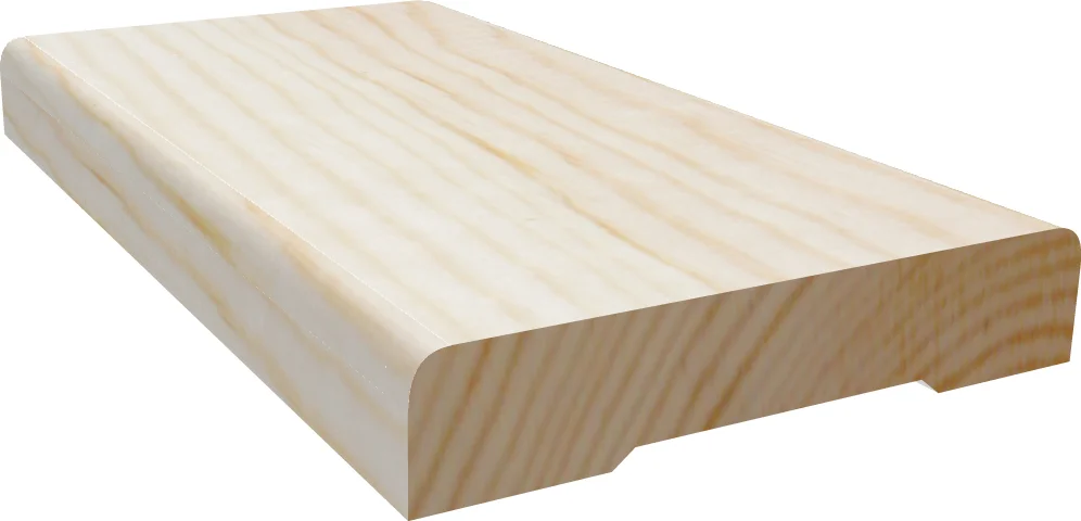 Karmlist rundkant 15×70 mm ubehandlet furu v:3820904 Karmlist rundkant 15×70 mm ubehandlet furu v:3820904