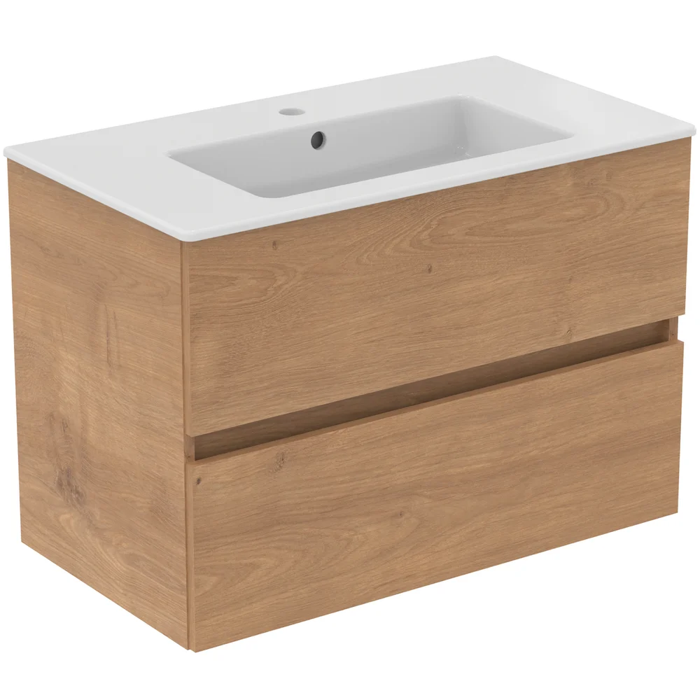 IDEAL STANDARD EUROVIT 2.0/ULYSSE BADEROMSMØBEL 815X450 NATURAL OAK v:4482573