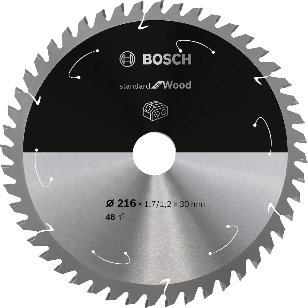 BOSCH SIRKELSAGBLAD ACCU STD TRE 216X30X48T v:3634733