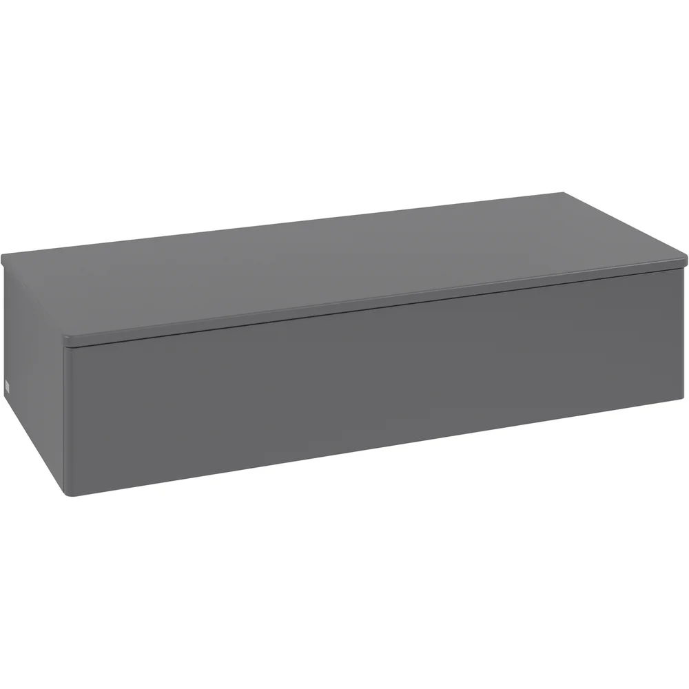 V&B ANTAO SIDESKAP 1 SKUFF GLATT 1200X268X500 ANTRASITT v:6517891