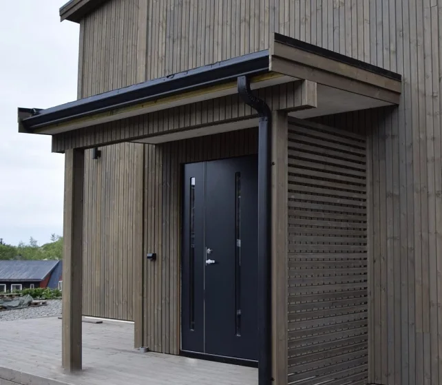 Ytterdør 90×200 Forus 05 svart høyre v:6399015 Ytterdør 90×200 Forus 05 svart høyre v:6399015