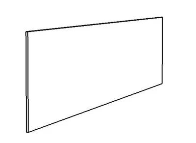 DEKKPLATE 704X2400 MALT KL HVIT v:1649253