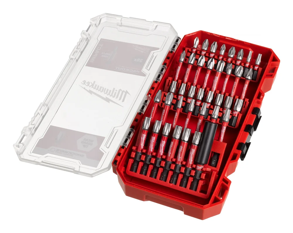 Milwaukee Bitssett Shockwave CD, 38 deler v:7405713