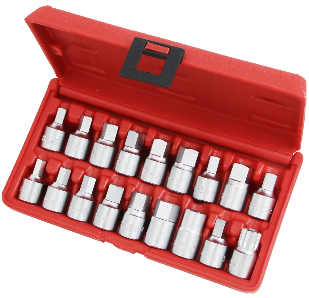 AMPRO OLJEPLUGGSETT 3/8" 18 DELER v:8429110