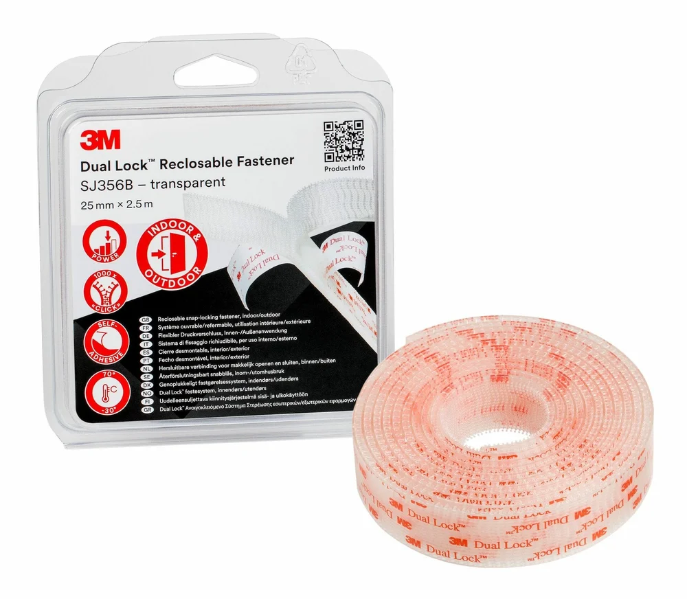 3M FESTESYSTEM SJ356B 25MMX2.5M v:6631516 3M FESTESYSTEM SJ356B 25MMX2.5M v:6631516