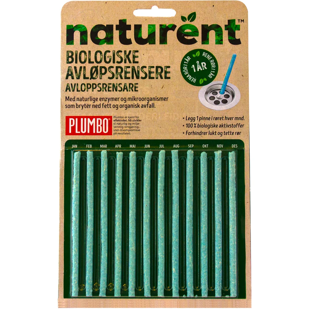 PLUMBO NATURENT BIOLOGISKE AVLØPSRENSERE – RØRPINNER v:4824951