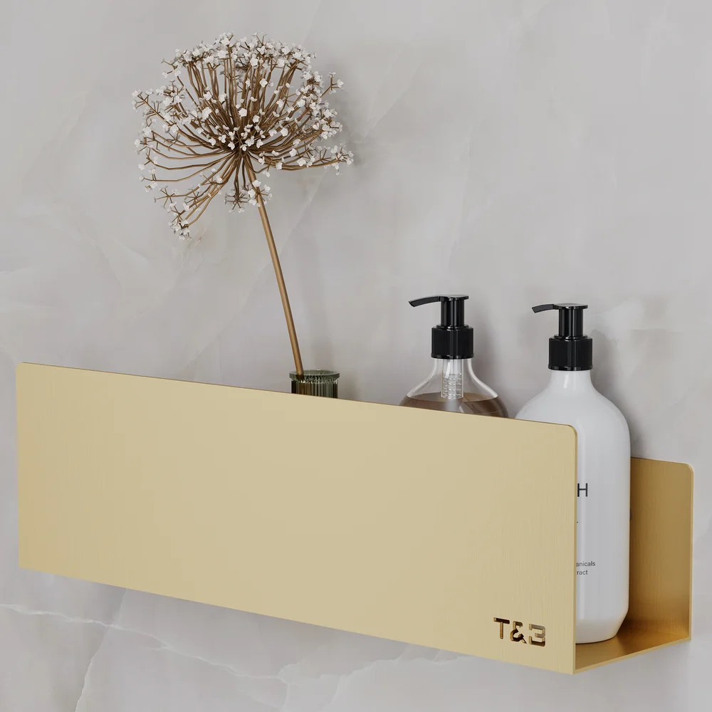 T&B HYLLE LARGE T2 BØRSTET GULL v:5757519