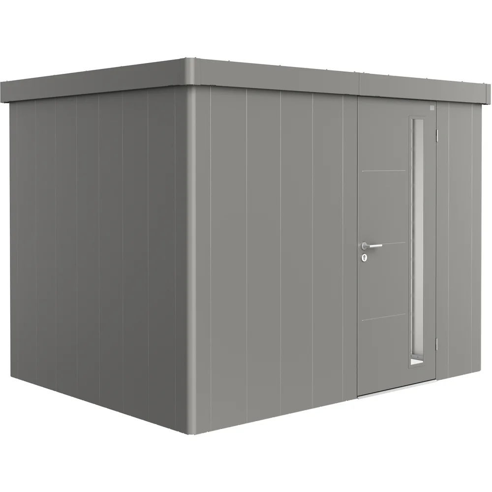 BIOHORT REDSKAPSBOD NEO 2C STD. DØR KVARTSGRÅ METALLIC v:4660226