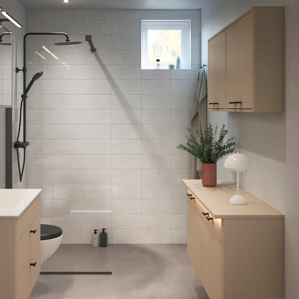 GUSTAVSBERG GRAPHIC VEGGSKAP 60X32 BEIGE v:4916746
