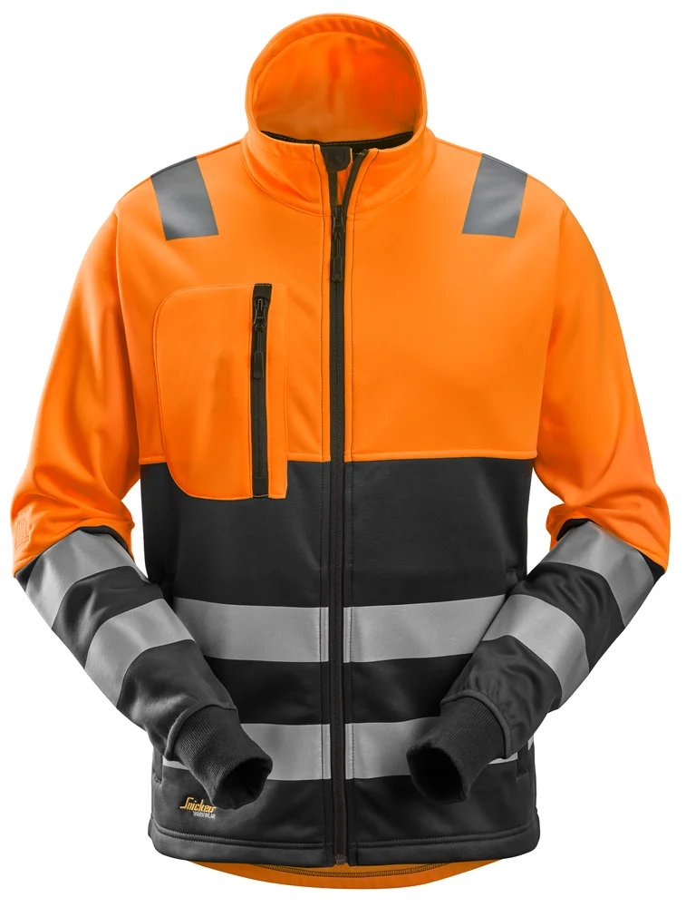 Fleecejakke 8035 oransje XXL v:3747333 Fleecejakke 8035 oransje XXL v:3747333