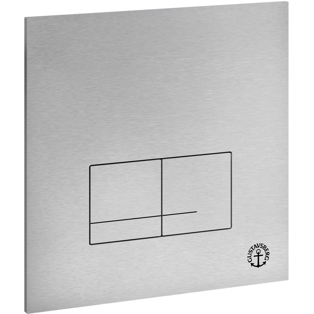 GUSTAVSBERG TOALETTKNAPP F/FIKSTUR XS, ALUMINIUM v:7501757