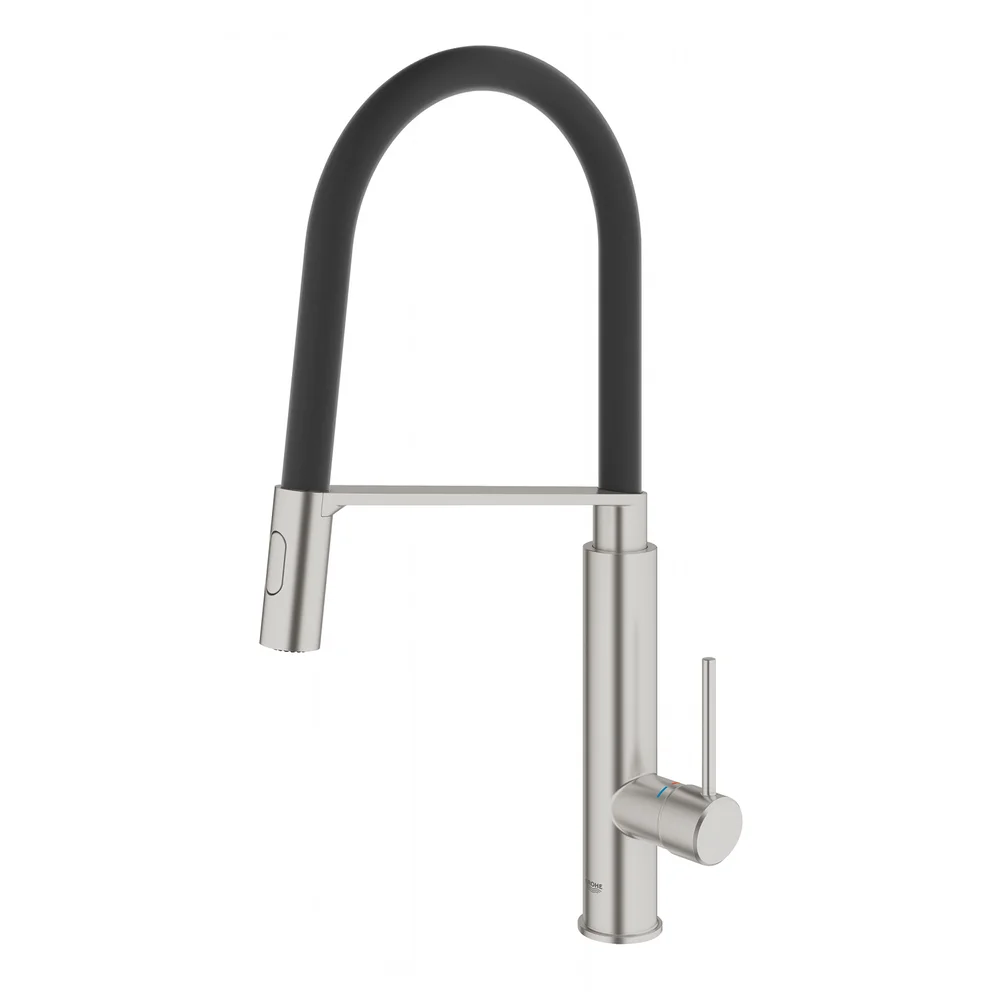 GROHE CONCETTO PROFESSIONAL KJØKKENARMATUR M/UTTREKKBAR TUT, SUPERSTEEL v:5642469