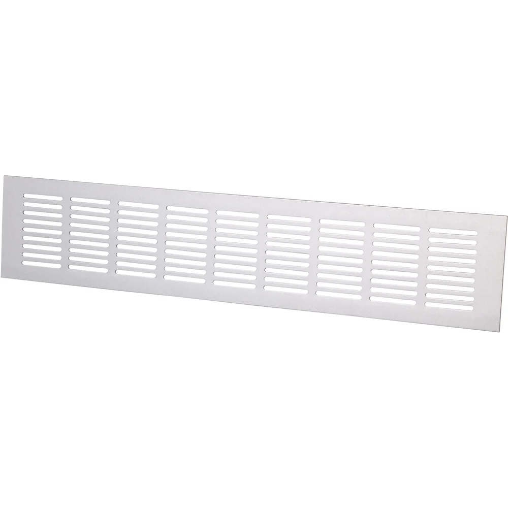 FLEXIT OVERSTRØMNINGSRIST 400X80MM MATT ALUMINIUM v:1380534