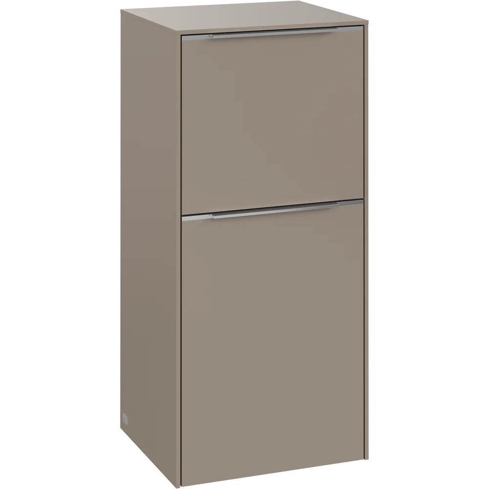V&B SUBWAY 3.0 SIDESKAP 40X86 VENSTRE TAUPE HÅNDTAK I KROM v:1274439