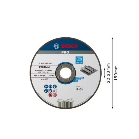 Expert for Metal Bosch Kappeskive JZ17126 Expert for Metal Bosch Kappeskive JZ17126