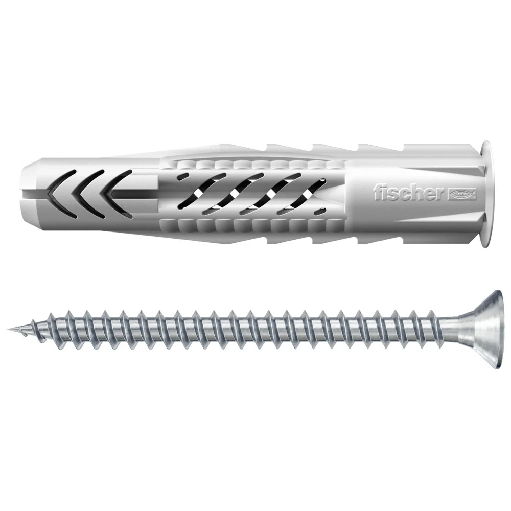 Universalplugg UX 6×35 mm R S med skrue og krage 10 stk v:2623447