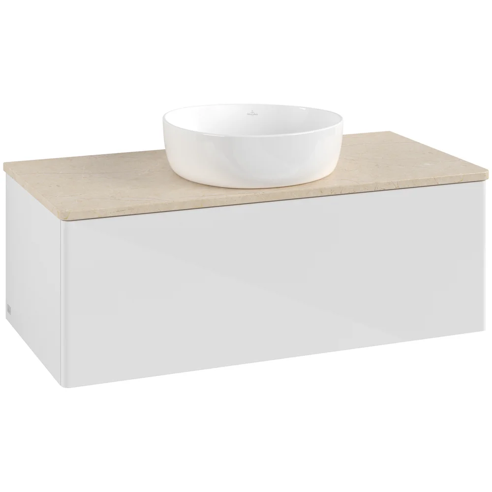 V&B ANTAO SERVANTSKAP 1 SKUFF GLATT 1000X360X500 U/KRANHULL HVIT/CRÉME v:7380722 V&B ANTAO SERVANTSKAP 1 SKUFF GLATT 1000X360X500 U/KRANHULL HVIT/CRÉME v:7380722