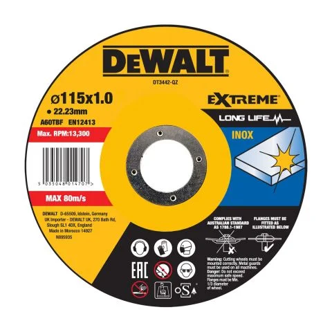 DT3442-QZ Dewalt Kappeskive 4053871
