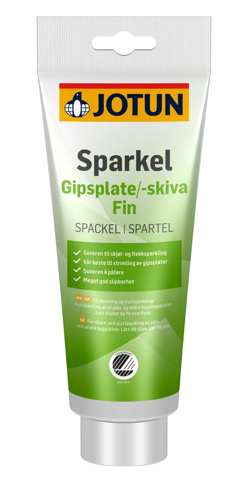 Sparkel gipsplate fin 0,4 liter v:4746819 Sparkel gipsplate fin 0,4 liter v:4746819