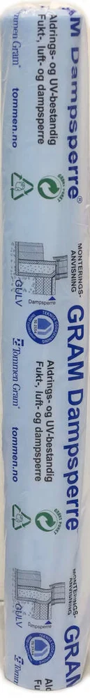 Bewi 2,6×15 m 200 my heftekant dampsperre v:4799772