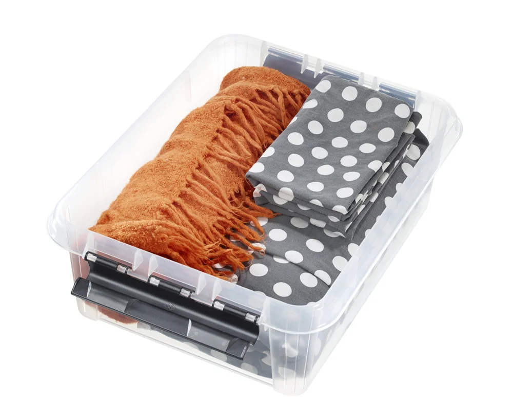 Oppbevaringsboks classic 24 med lokk 21 liter 50x39x18 cm v:7958955 Oppbevaringsboks classic 24 med lokk 21 liter 50x39x18 cm v:7958955
