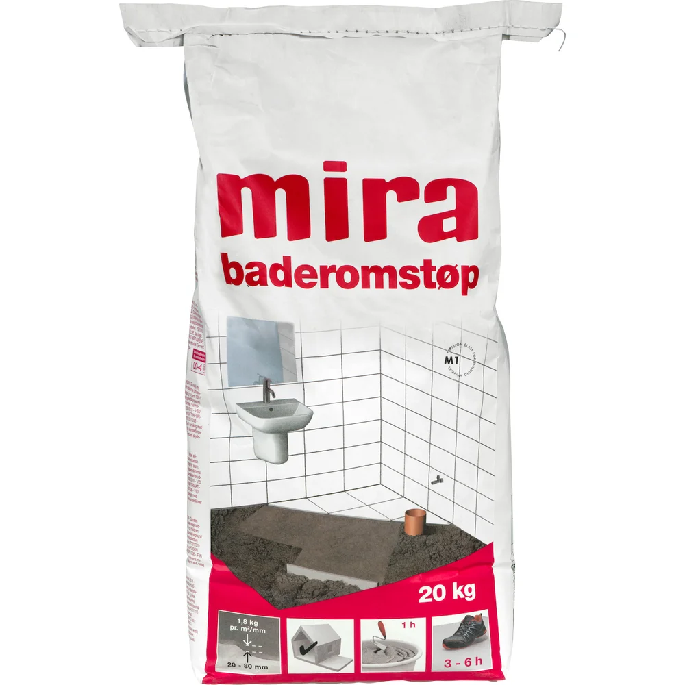MIRA BADEROMSTØP 20 KG v:9293637