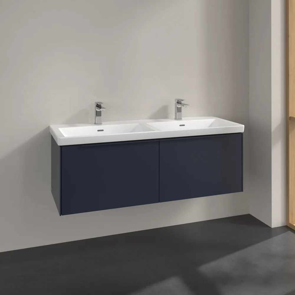 V&B SUBWAY 3.0 SERVANTSKAP 127X42 F/DOBBEL SERVANT MARINE BLUE HÅNDTAK I MØBELETS FARGE v:7017511