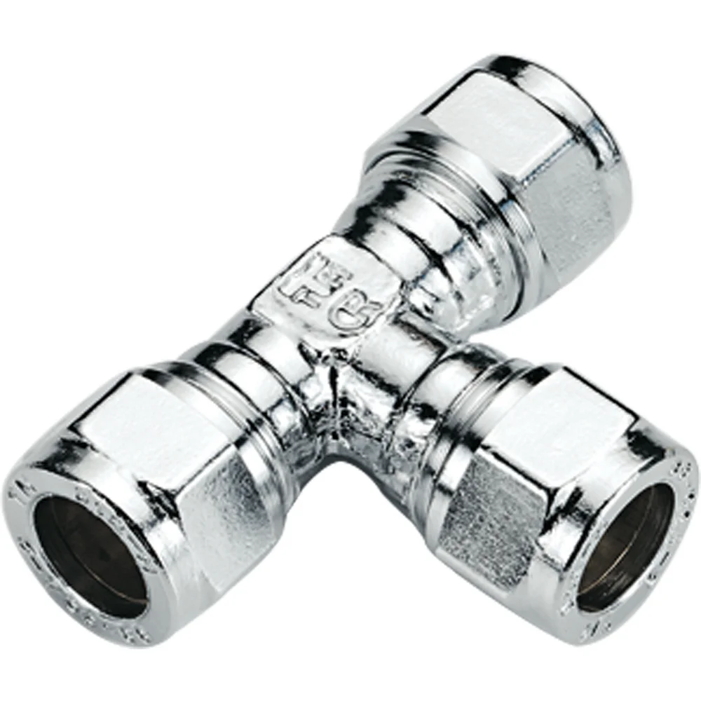 FONTA T-RØR 10MM FORKROMMET CU v:2429455 FONTA T-RØR 10MM FORKROMMET CU v:2429455